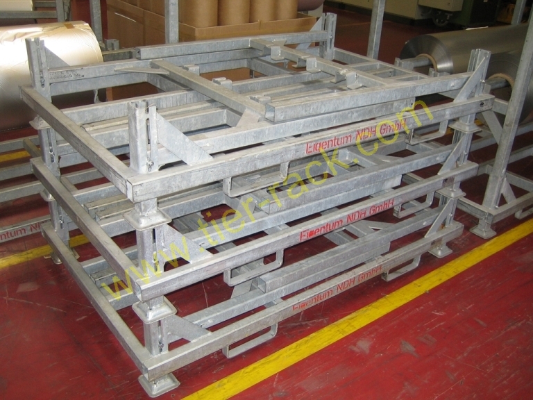 heavy duty collapsible stack rack