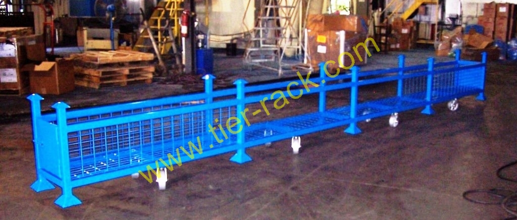 stackable cart side view