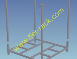 Tier-Rack Custom Warehouse Racks, Stack Racks, Wire Mesh Bins, Pad Racks, Pallet Racks, Portable Racks, Moveable Racks